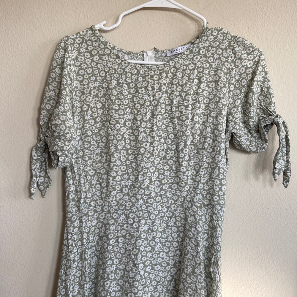 Cute summer green dress